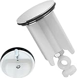 Frogetu 1 Stücke Abflussstopfen,Universal Waschbeckenstöpsel 40mm Abfluss-Stöpsel aus...