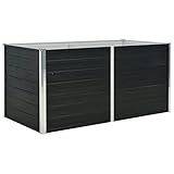 vidaXL Hochbeet Pflanzbeet Frühbeet Gartenbeet Pflanzkübel Pflanzkasten Blumenkasten...