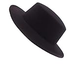 Fedora-Hut für Erwachsene, Unisex, modisch, klassisch, große breite Krempe,...