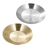 Cabilock 2st Gewürzgericht Rundes Tablett Fondueteller Schüsseln Zum Dippen Von Saucen...