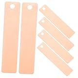HAWILLOSCH 6pcs Kupfer Anodenblech Elektrodenblech Fruchtbatterie Wissenschaft Experiment...
