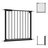 Türschutzgitter Treppenschutzgitter ohne Bohren Treppengitter für Breiten 75-82 cm inkl...