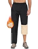 PASUDA Jogginghose Herren Winter Warme Fleece Gefütterte Winterhose Skihose...