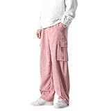 Foweknow Cord Hose Herren Winterhose Corduroy Klassiche Einfarbig Chinohose Businesshose...