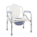 FYHCY Klappbarer Nachtstuhl, kann als Toilettensitzerhöhung verwendet Werden,...