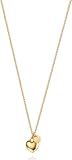 day.berlin Damen Herzkette Mila in Gold 18k vergoldet, 50+5cm variable Länge,...