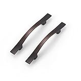 KNOBWELL Schrankgriffe aus gebürsteter Bronze, 7,6 cm, gebürstete Bronze, für Schrank...