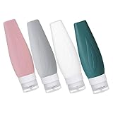 Housoutil 2 Sätze Flasche aus Kieselgel Reiseflaschen lagercontainer Reiselotion...