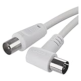 EMOS Antennenkabel, Koaxialkabel, Fernsehkabel 7,5 m, Koax-Kabel für Digitales...
