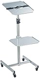 General Office Beamertisch: Variabler Profi-Projektor-Wagen mit 2 Ablage-Ebenen...