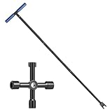 Dreieckiger quadratischer Utilities Schlüssel, Wasserabsperrschlüssel, T-förmiger...