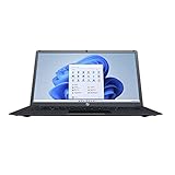 PRIXTON - Laptop Netbook 14,1-Zoll-Bildschirm, Windows 10 Pro Betriebssystem, Intel...