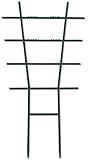 Windhager Blumenstütze Rankhilfe Gitterspalier Rankgitter, Kunststoff, gerade, Grün, 43...