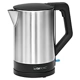 Clatronic® Wasserkocher | 1.5 Liter Füllmenge | Sicherheitsklappdeckel | 2200 W Leistung...