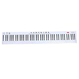 Abaodam 1Stück Piano Tastatur Praxispapier Tasten Wasserdichtes Klavier...