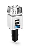 Technaxx Auto Luftreiniger Luftreiniger 12/24V 2xUSB, TX-130 in silber - 4854 -...