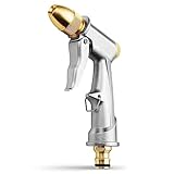 OFFCUP Spritzpistole Metall, Hochdruck-Zinklegierung, Garten Handbrause Messing, Hochdruck...