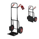 DIVID® Klappbare Sackkarre max. 200Kg, Stahl, ergonomisch Transporter für...