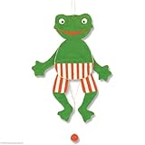 matches21 HOME & HOBBY Frosch Hampelmann DIY Holz Bastelset für Kinder ab 9...