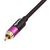 Amazon Basics RCA Audiokabel für Subwoofer, Verstärker, Active Lautsprecher mit...
