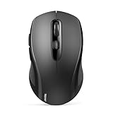 TECKNET Maus Kabellos, Bluetooth-Funkmaus (Tri-Mode: BT 5.0/3.0+2.4G), Ergonomische...