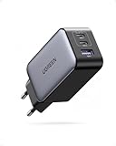 UGREEN Nexode USB C Ladegerät 65W GaN Netzteil 3-Port PD Charger 60W PPS...