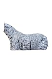 HKM 550686 Fliegendecke mit Halsteil Zebra mit Bauchlatz, M