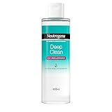 Neutrogena Deep Clean 3-in-1 Mizellenwasser (400 ml), parfümfreie Gesichtsreinigung ohne...