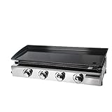 BBQ 3/4 Burners Gas Grills Steak Beaf Frying Griddle Plancha Iron Cooking Plate Outdoor...
