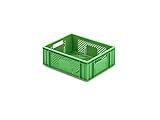 aidB Obst- & Gemüsekasten, 400x300x142 mm, robuster Obstkasten, stapelbarer...