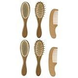 TOYANDONA 6-Teiliges Wollbürstenset Babyhygiene Babyhaarwuchs Babypartybürste...
