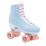MADIVO Pastel Damen Klassische Retro Rollschuhe | ABEC-7 Kugellager | Mädchen Roller...