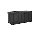 Koll Living Gartenbox, 350 Liter Stauraum, anthrazit - kompakte Aufbewahrungsbox mit viel...