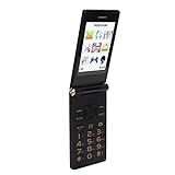 Senioren-Klapptelefon, Senioren-Handy mit Großen Tasten, 2G 2,4-Zoll-Breitbild-Display...