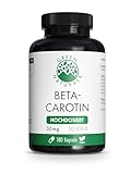 Beta-Carotin Kapseln – Hochdosiert: 300 mg (50.000 IE) aus natürlicher Mikroalge...