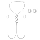 AceFun Gefälschte Brustwarzen Nippelringe Faux Halsketten Nippel Chian Kette Nippelring...