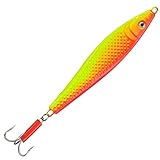 Angel-Berger Pilker Meeresköder Norwegen Dorschangeln Pilk Ostsee (orange gelb, 150g)