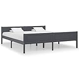 Bett 180x200, Bettrahmen, Metallbett Gästebett Bettgestell aus Metall, Jugendbett für...
