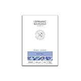 Lefranc Bourgeois 301337 Studio Pastellmalblock 16 Blatt - A4, geleimt, 160 g/m², sehr...