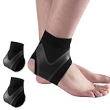 GGUFAY 1 Paar Sprunggelenkbandage,Flexible Knöchelbandage, Einstellbares Bandage...