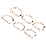 HEEPDD D-Ring-Schnalle, 100 Stück Metall-D-Ringe, Strapazierfähig, Glänzend, Farblos,...
