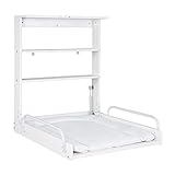 roba Wandwickelregal - Klappbares Wickelregal - Wickeltisch zur Wandmontage inkl....