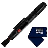 MMOBIEL Carbon Objektivreinigungsstift Bürste für DSLR Kamera Objektive und...