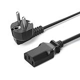 CYD 3-poliges Netzkabel IEC C13 (5,91 Fuß) für Kaltgerätekabel Netzkabel Stecker...
