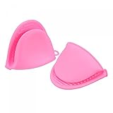 uxcell Mini-Ofenhandschuhe, hitzebeständig, Pink, 10 Stück