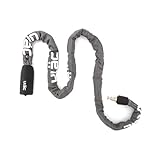 Eurostile Fahrradschloss | Kette 100 cm x 5 mm | Diebstahlsicherung | gehärteter Stahl...