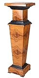 Blumensäule Antik Podest Holzsäule Marmorplatte Holzpodest Blumenständer cat010 Palazzo...