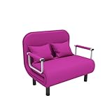 Umwandelbarer 3-in-1-Sofa, Bett, Stuhl mit verstellbarer Klapplehne, gepolsterter...