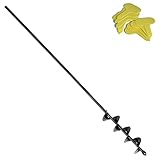 Garten Spiralbohrer Ø50mm Länge600mm Garten Schnecken,Erdbohrer für...
