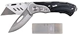 kwb Universal-Messer inkl. Cutter-Messer - Klappbar mit scharfen Trapez-Klingen - Stabiles...
